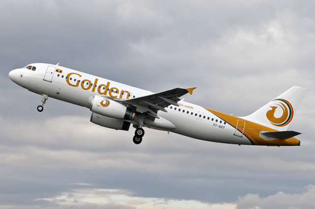 golden myanmar airline